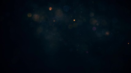 dark coloured holiday background glowing particles, stars and sparkling flow, abstract background with sparkle glitter - Powered by Adobe