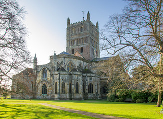 Fototapeta premium Tewkesbury Abbey Gloucestershire England