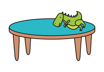 kids zone, dinosaur toy table furniture