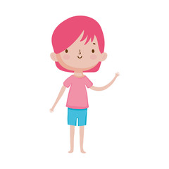 cute little boy cartoon character design