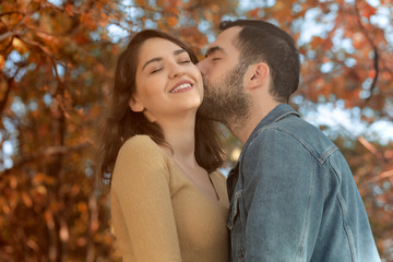Fototapeta premium Happy young couple together