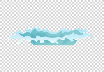 Dripping water special effect fx animation frames sprite sheet. Clear water drop burst frames for flash animation in games, video and cartoon