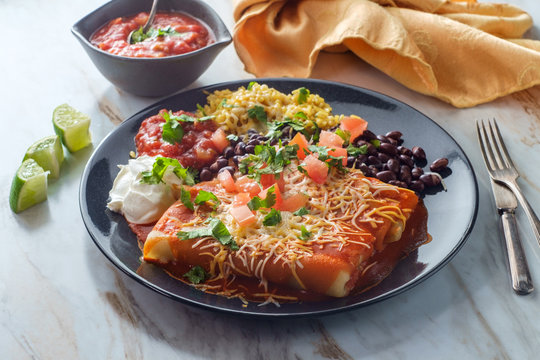 Mexican Chimichanga Burrito