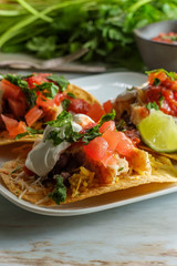 Mexican Tostada Tacos