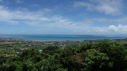 Ishigaki Jima Japan Panorama über die Insel Okinawa