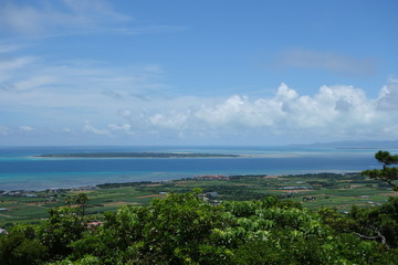 Fototapeta na wymiar Ishigaki Jima Japan Panorama über die Insel Okinawa