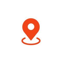 Location icon. Map pin symbol. Locate direction gps marker.