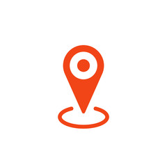 Location icon. Map pin symbol. Locate direction gps marker.