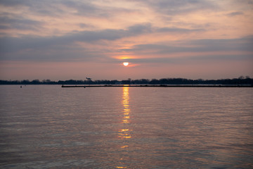 sunrise on the lake