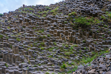 Garni Gorge, Volcanic Basalt Columns, Garni, Armenia.