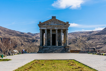 Fototapeta na wymiar Garni Pagan Temple, Garni, Armenia