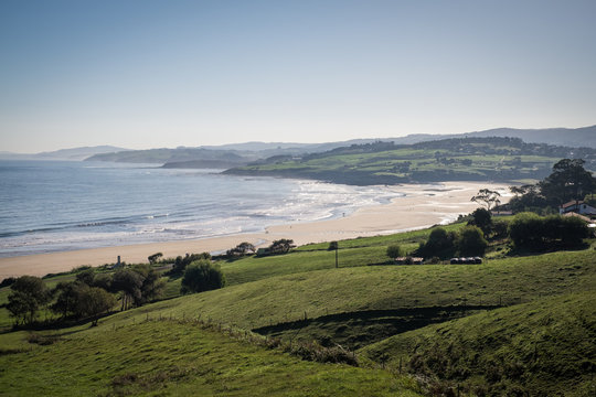 Oyambre natural park, Gerra, Spain. Beach.