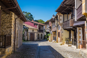 Calle Mayor, Ruiloba, Western coast of Cantabria, Spain