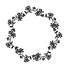Kompozycje i ilustracje berry wreath