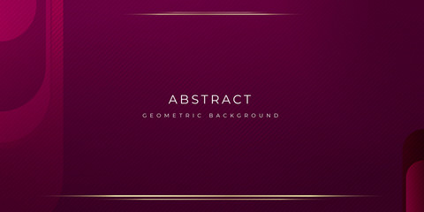 Maroon Gold Abstract Background Presentation