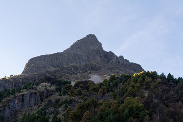 Naklejka premium volcán nevado de Colima