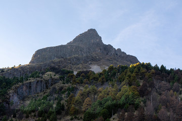 Naklejka premium volcán nevado de Colima