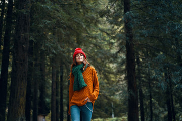 girl in the forest
