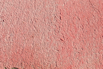 Old Weathered Red Painted Concrete Wall Texture