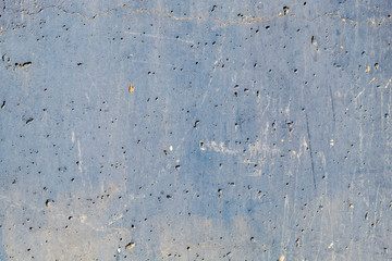 Old Weathered Blue Painted Concrete Wall Texture