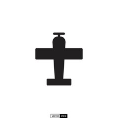 Airplane icon, design inspiration vector template for interface and any purpose