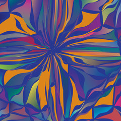 Fototapeta na wymiar Abstract colored floral background