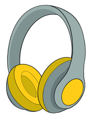 Headset Vector isolated