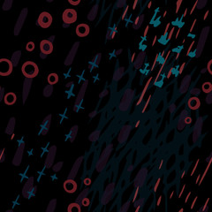 Print Collage Contemporary Vector surface.