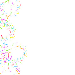 Sprinkles grainy. Cupcake donuts, dessert, party