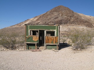 Ghost town death valley california usa backroad