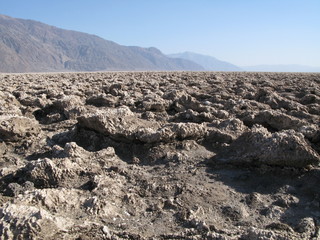 Death Valley Devils Golf Course california usa