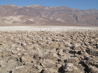 Death Valley Devils Golf Course california usa