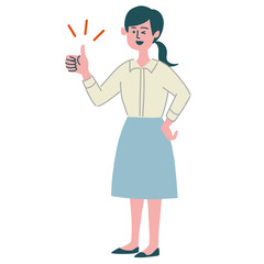 女性　いいね　全身