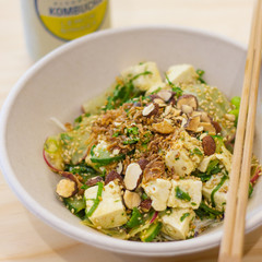 Japanese tofu poké bowl