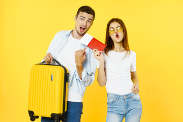Obraz premium young couple painting wall