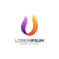 Letter U Logo Design