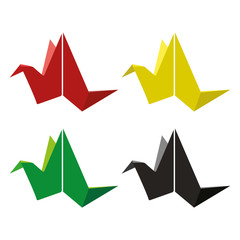 Message bird icon. Design template vector