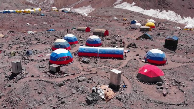 Plaza de Mulas base camp Aconcagua