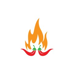 chili logo vector icon design