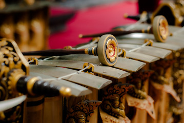 Close up bali traditional music instrument  © Adisaputra