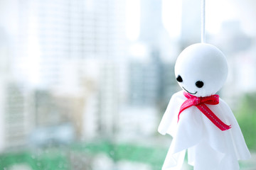 雨とてるてる坊主