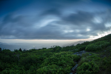Clouds Blurred Over Jane Bald