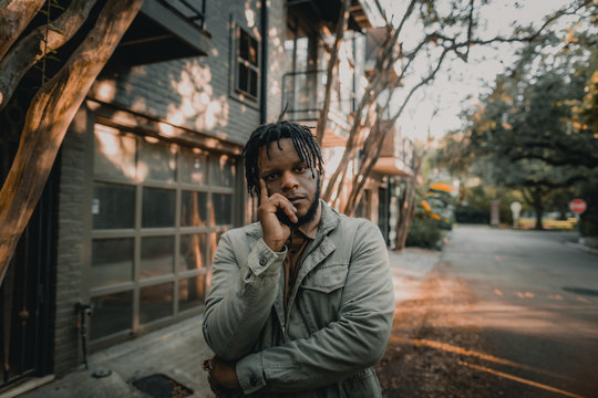 Portrait of an Stylish African American Man