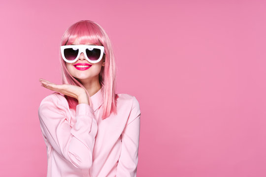 portrait of a girl in glasses