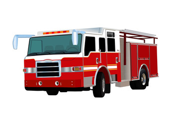 Fire truck illustration