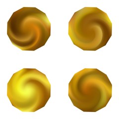 Collection of polygonal smooth backgrounds.