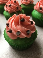 Watermelon cupcake