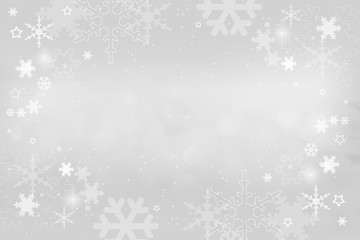 Merry Christmas and happy new year. Bokeh and star background illustration