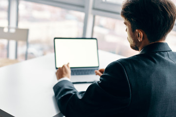 man with tablet computer