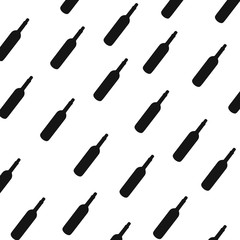 bottle of wine on a white background, isolate